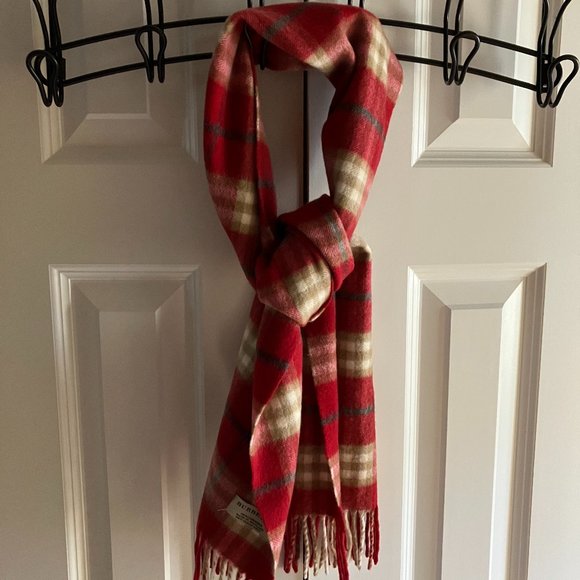 Authentic Burberry 100% CASHMERE Scarf - Picture 1 of 3